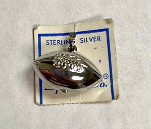 Sterling Football Charm, NEW!