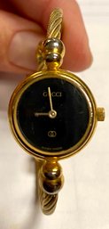 Vintage AUTHENTIC Gucci Gold Tone Watch