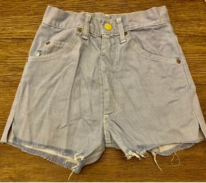 EXTREMELY RARE White Tab, Saddleman Patch Levis Cutoff Shorts, Vintage