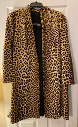 Vintage Leopard Fur Coat By Willard H George