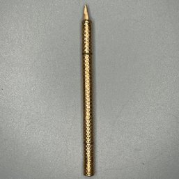 Antique 14k Gold Toothpick Retractable