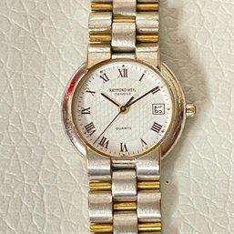 Raymond Weil Ladies Watch 9912 Two Tone 18k Gold Electroplated