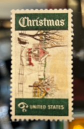 Christmas 6 Cent US Postage Stamp