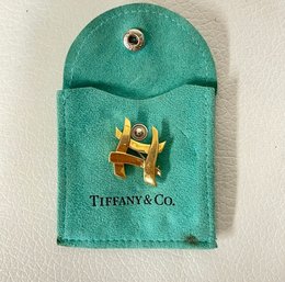 Tiffany & Co Paloma Picasso 18k Gold Fancy Hashtag Brooch Pin