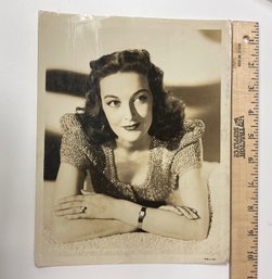 Vintage Movie Star Old Hollywood  Actress  Karen Booth 1940s Movie Photo Movie Still Karin Booth MGM Studios