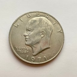 1971 Ike Dollar Eisenhower Dollar Uncirculated, Coin