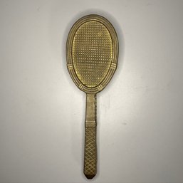 Vintage Brass Door Knocker Tennis Racket