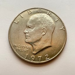 1972 Ike Dollar Eisenhower Silver Dollar Uncirculated Coin