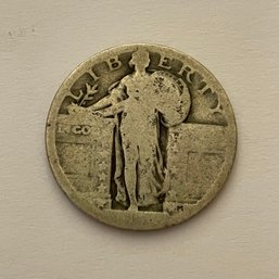 1916- 1930 US Standing Liberty Quarter Dollar  Silver Circulated