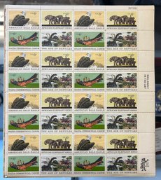1970 6c Natural History, Eagle, Elephant Full Sheet  Scott 1387-90 Mint