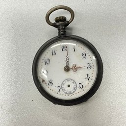 Antique Sterling Silver Pocket Watch Small 173312 Fleurette