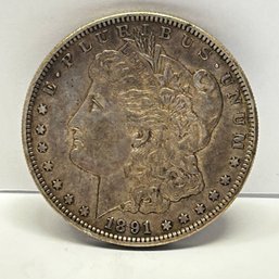 1891 S Morgan Dollar Uncirculated Silver Dollar Coin