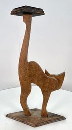 ANTIQUE ART DECO CAT STAND ASHTRAY