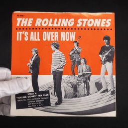 ORIGINAL ROLLING STONES EXCELLENT SLEEVE & VINYL 'It's All Over Now' RECORD