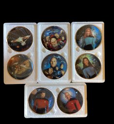 4 Sets Of Star Trek Mini 2 Plate Sets