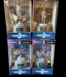 Star Trek Lot Of 4 Pewter Figurines