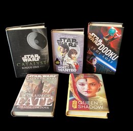 Lot Of 5 Star Wars Books Used