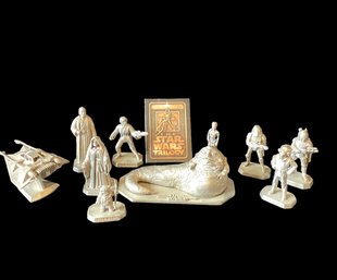 Lot Of 10 Star Wars Pewter Rawcliffe Figurines