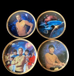 Lot Of 4 Star Trek 25th Anniversary Collectible Plates