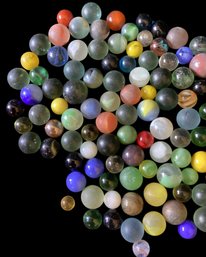 Lot Of Mixed Vintage Marbles