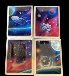 Lot Of 4 Star Trek First Contact Collectible Plates