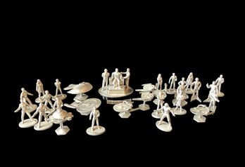 Star Trek Lot Of 29 Pewter Figurines By Rawcliffe Pewter