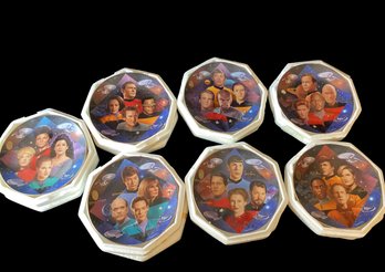 Lot Of 7 Star Trek 30 Years Collectible Plates