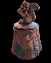 Vintage Ceramic Squirrel Cookie Jar