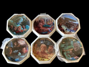 Lot Of 6 Star Trek The Voyagers Collector Plates