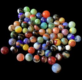 Lot Of Vintage Mixed Marbles