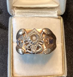 14kt Masonic Ring 10.45 Grams