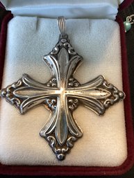 Sterling Silver Cross 1991 Reed And Barton Christmas
