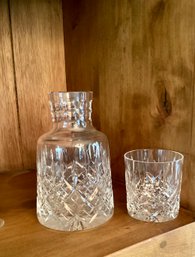 Stuart Crystal 4 Inch Glass And Small Decanter