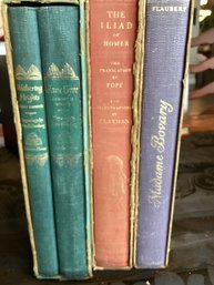 Books, Wurthering Heights, Jane Eyre By Emily Bronte, The Illiad, Madam Bovary