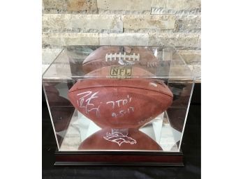 Peyton Manning Limited Edition Signed  Authentic Game Ball With Case
