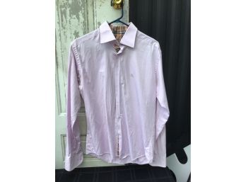 Burberry Mens Light Purple Shirt Size L