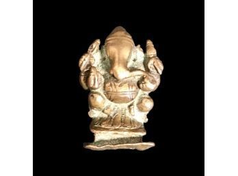 Small Bronze Ganesh Statue From India