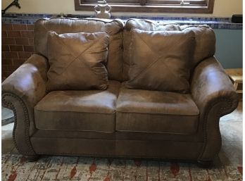 Leather Love Seat