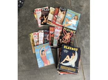 Lot Of 32 Vintage Playboys 1973-1990s