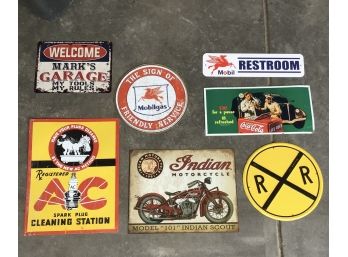 Lot Of 7 Signs