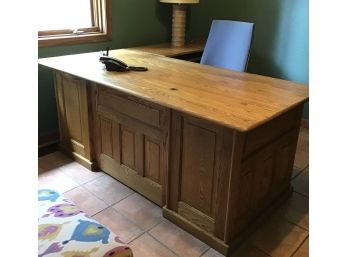 Oak Desk And Chair