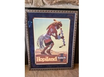 Hopiland Print Framed