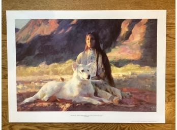 Tom Darrow Signed Limited Edition 43/50 Women Who Dreamed Of The White Wolf