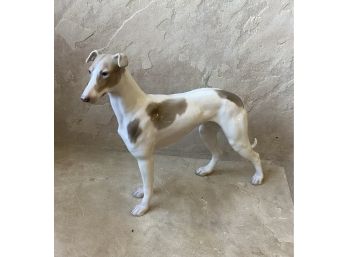 Bing And Grondahl Porcelain Greyhound Figurine 10 Inches