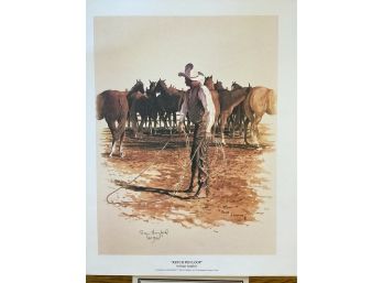 Roger Langford Signed Limited Edition AP 43/50 Ketch Pen Loop 13x17