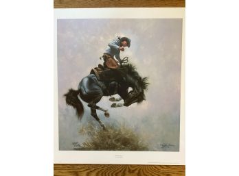 Chuck DeHaan Signed Limited Edition Smokey 61/75 Unframed 18x19
