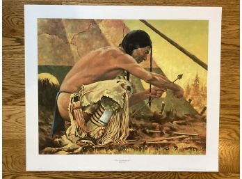 Jack Hines Signed Limited Edition 46/50 The Arrowmaker