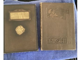 1921 And 1922 Old Yearbooks