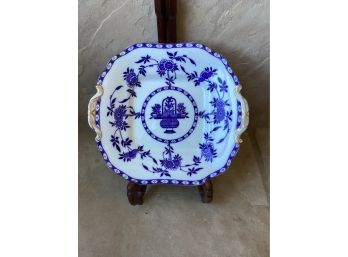 Minton Blue And White  Plate 1865