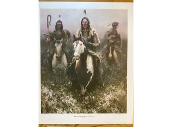 Chuck DeHaan Signed Limited Edition AP 61/75 Riders Of The Crooked Lance Clan